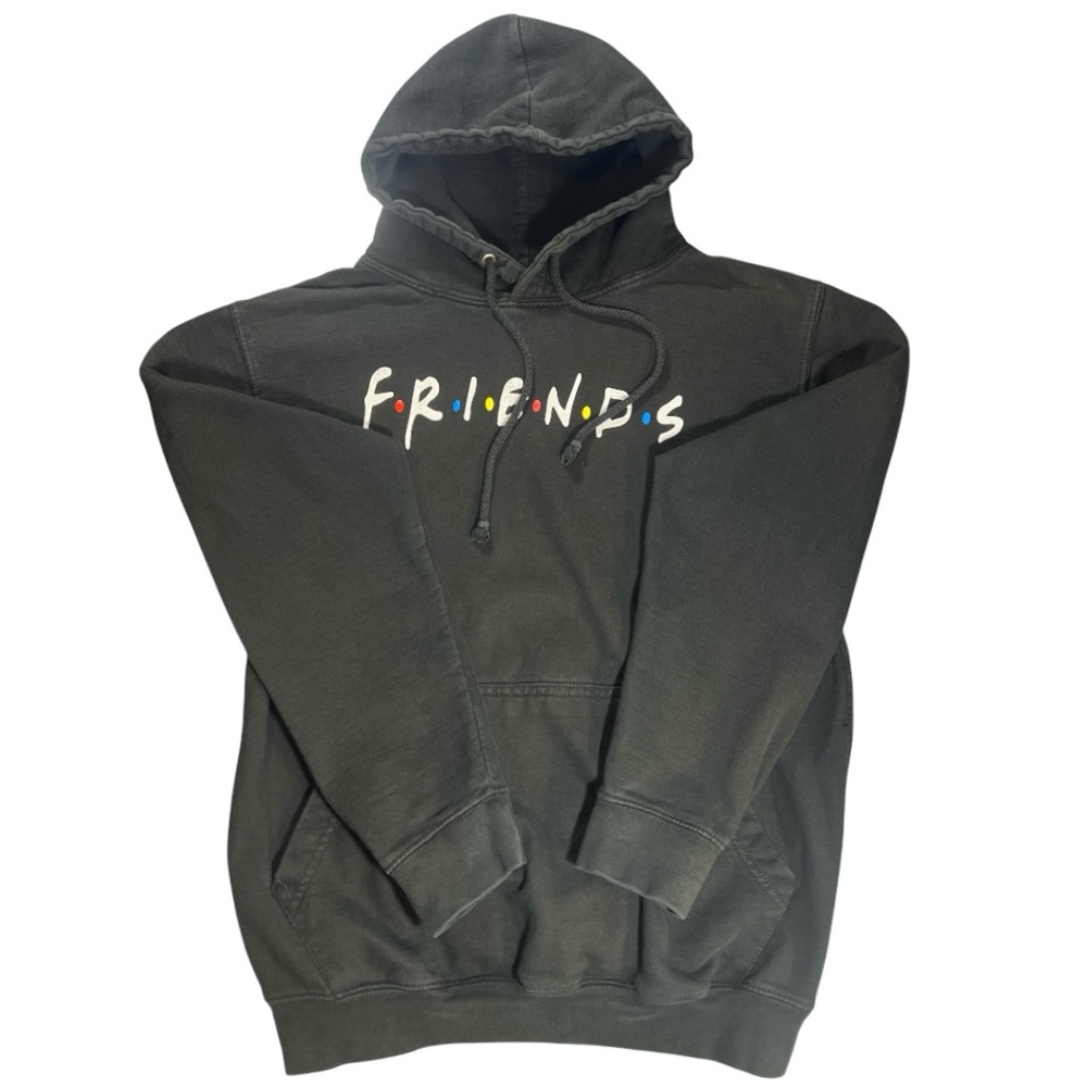 Just Hoods by AWDis Black F.R.I.E.N.D.S. (Friends) Logo Hoodie - Size Small